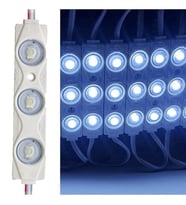 Beyaz Modül Mercekli 3 Ledli Kablolu Parmak Led 12 v 5 adet