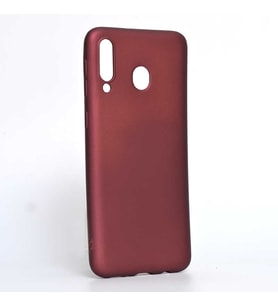Lexroo Galaxy M30 Kılıf Premier Silikon Kılıf - Mürdüm