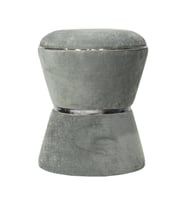 Fine Puf, Gri Silver