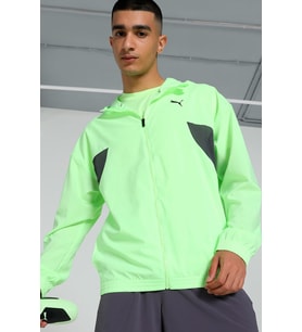 Puma Fit Woven FZ Erkek Sweatshirt (Yeşil)