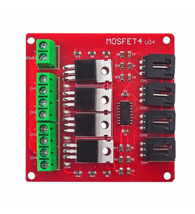 24V 5A 4 Kanal PWM Kontrollü Mosfet Selenoid Motor Valf Anahtar
