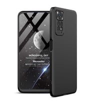 Microsonic Xiaomi Redmi Note 11S Kılıf Double Dip 360 Protective Siyah