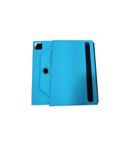 TCL Nxtpaper 11 inç Uyumlu 360 Dönebilen Deri Standlı Universal Tablet Kılıfı (Mavi)