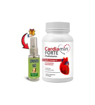 Cardiamin Forte 1 Kutu Multivitaminli Omega3Lü 60 Jel Kapsüllü Formül + Çörek Otu Yağı 30 Ml