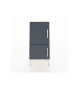 Arges Komodin 3 Raflı 2 Kapaklı 44x30x96 Aytaşı-Antrasit