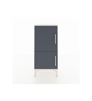 Arges Komodin 3 Raflı 2 Kapaklı 44x30x96 Aytaşı-Antrasit
