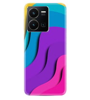 Vivo Y35 Kılıf Silikon Desen Özel Seri Renk Cümbüşü 1631