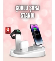 Qi Destekli Tüm Cihazlarla Uyumlu Kablosuz Şarj Ünitesi