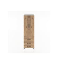 Hyperion Dolap 2 Raflı 3 Çekmeceli Tek Askılı 60x44x195 Aytaşı-Çam