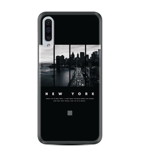 Samsung Galaxy A70 Kılıf Desenli New York 1612