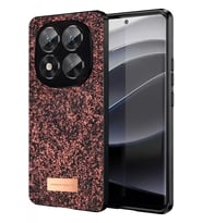 Onegif Redmi Note 14 Pro 5G Bright Simli Kapak - Derin Mor