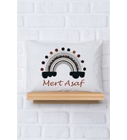 Pia Baby Premium %100 Pamuk İsme Özel Erkek Bebek Yastık Kılıfı 35*45 cm 5085-12