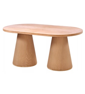 180 LİK FIÇI ÇİZGİLİ OVAL MASA