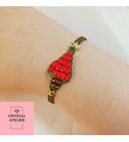 Crystal Atelier Yeni Yıl Serisi Miyuki Cam Ağacı Makrome Bileklik – Unisex El Yapımı Ayarlanabilir Örgü Yılbaşı Noel Temalı Hediye Aksesuar - Yılbaşı Şans Bileklik - Yılbaşı Miyuki Boncuk Cam Ağacı Bileklik - Makrome Bileklik - Yılbaşı Miyuki Bileklik