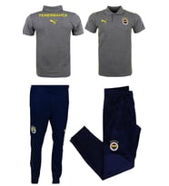 FENERBAHÇE ORJİNAL LİSANSLI GRİ T-SHİRT TK (Gri-Lacivert)