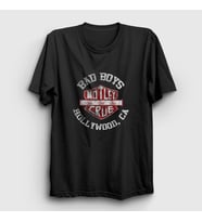 Presmono Unisex Siyah Bad Boys Mötley Crüe T-Shirt 166823tt