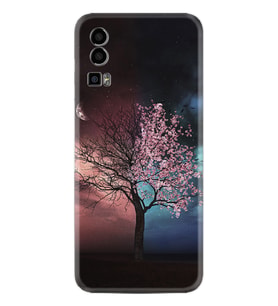 General Mobile GM 23 Kılıf Resimli Desenli Silikon Platinium Series Heaven Tree 1859