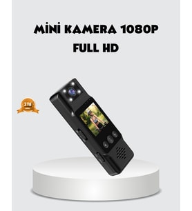 Northcity 180 Derece Dönebilen Mini Kamera Full HD Hareket Algılayıcılı - Otomobil ve Ev İçin Kompakt Kayıt Cihazı