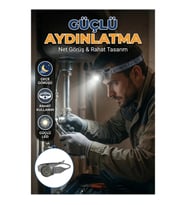 Güçlü Aydınlatmalı LED Kafa Feneri – Gece Çalışmaları ve Açık Hava Kullanımı