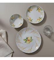 GÜRAL PORSELEN Lemon Touch 12 Parça 4 Kişilik Yemek Takımı 5692