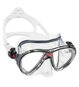 Cressi Big Eyes Evolution Dalış Maskesi Clear/Red