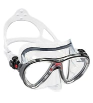 Cressi Big Eyes Evolution Dalış Maskesi Clear/Red