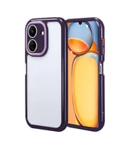 Xiaomi Poco C65 Kılıf Renkli Dizayn Kamera Çerçeve Korumalı Vitamin Kapak (Mor)