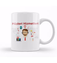 Müşteri Hizmetleri Kupa Bardak Porselen