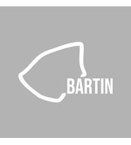 Bartın Harita Araba Sticker siyah 17x11 CM (Beyaz)