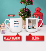 Din Kültürü Öğretmenine Hediye Din Kültürü Öğretmeni Kupa Bardak Oval Fotoğraflı