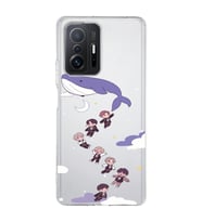 Xiaomi Mi 11T - 11T Pro Uyumlu Sevimli BTS Karakterler Tasarımlı Şeffaf Telefon Kılıfı