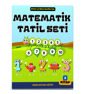 Birinci ve İkinci Sınıflar İçin Matematik Tatil Seti (3 Kitap)