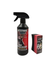 İNTERWAX LASTİK PARLATICI 500 ML & LASTİK SÜNGERİ