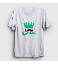 Presmono Unisex Beyaz Backgammon Master Tavla Ustası Oyun V2 T-Shirt 417271tt (Beyaz)