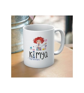 Kişiye Özel Öğretmen Kupası Kimya (Baskılı)