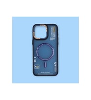 IPHONE 14 PRO; DARBE ÖNLEYİCİ, MAT SAYDAM LÜKS SİLİKON KILIF (Mavi)