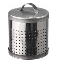 ÇELİK BÜYÜK DEMLİK İÇİ ÇAY SÜZGEÇ YÜKSEKLİK= 7CM ÇAP= 6CM