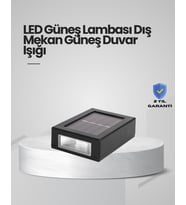 Güneş Enerjili LED Duvar Aydınlatması