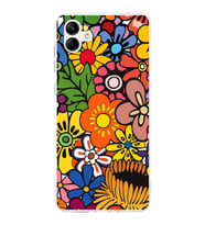 PrintiFy Samsung Galaxy A04 ile Uyumlu 1mm Slim Fit Retro Colors 2 Baskılı Şeffaf  Kılıf