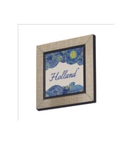 Hollanda Görseli Baskılı MDF Magnet 7X7