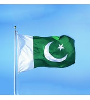 Pakistan Bayrağı (50x75 cm) (Renksiz)