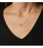 Gold Düğüm Zincirli Kolye (Altın)