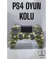PS4 Oyun Kolu Kamuflaj Desenli Joystick