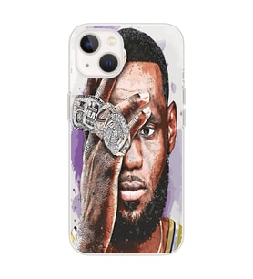 Iphone 14 Uyumlu Lebron James Tasarımlı Şeffaf Telefon Kılıfı