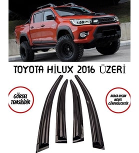 Balp Toyota Hilux Cam Rüzgarlığı 4lü 2016 ve Üzeri
