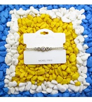 Zirkon Taşlı Gold Bileklik - Hediyelik Kutusunda (Karışık)
