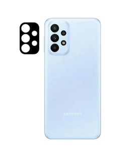 Samsung Galaxy A23 Uyumlu Zore 3D Kamera Camı (Siyah)