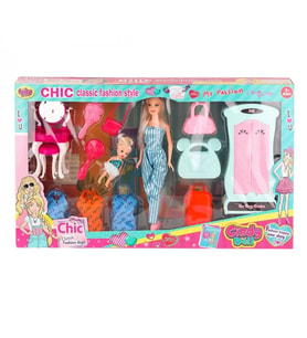 02259 Cindy Doll Dolaplı Bebek Oyun Seti -Oydaş Oyuncak