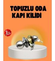Mat Renk Topuzlu Kapı Kilidi – Giriş Tipi