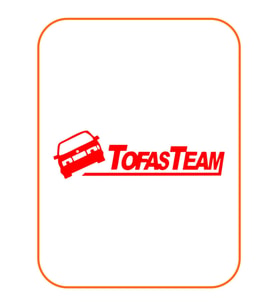 Tofaş Oto Sticker Kırmızı 40*10 Cm